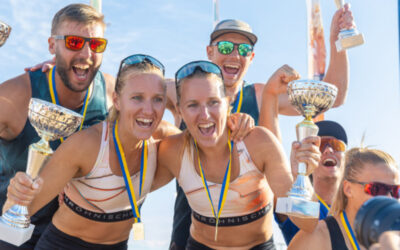 Tre medaljer till Nyköpings FK under SM veckan i beachvolleyboll!