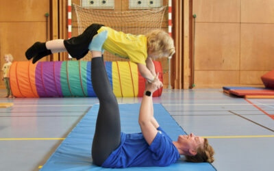 Familjegympa lockar många